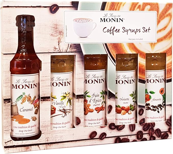Monin Coffee Syrup Gift Set (5 x 50ml)