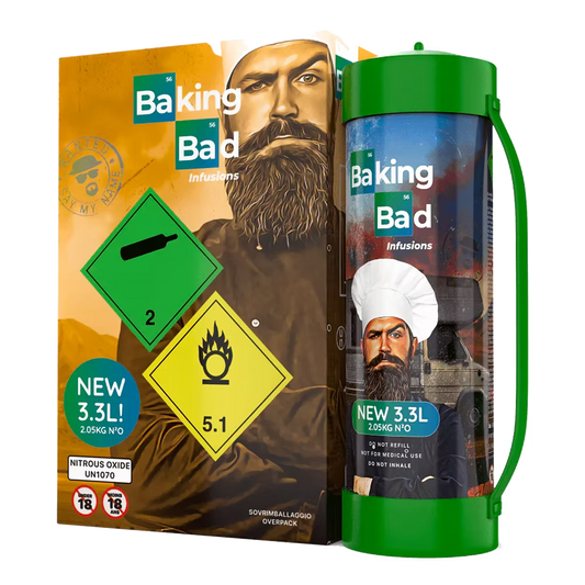 Baking Bad Infusions, N₂O Tank Cylinder 3.3 Liters