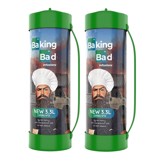2x Baking Bad Infusions, N₂O Tank Cylinder 3.3 Liters (CASE)